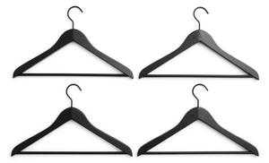 HAY Ramínka Smooth Slim with Bar set 4ks, black