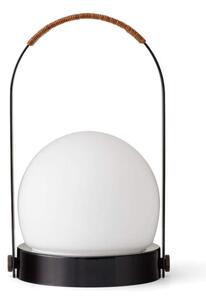 Audo Copenhagen Přenosná lampa Carrie Leather Handle, black 71052