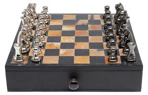 Kare designové šachy Chess Antique