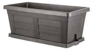 BAMA Legno 40 cm, antracit, truhlík s podmiskou