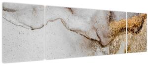 Obraz - Mramorový inkoust (170x50 cm)