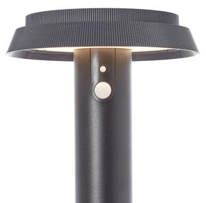 Brilliant - LED Solární lampa se senzorem ALVERO LED/4W/3,7V 70 cm IP44 černá
