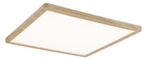 Paulmann 71030 Atria Shine, stropní svítidlo s korónou, 16W LED 3000K, 29,3x29,3cm, dřevěný vzhled, IP44