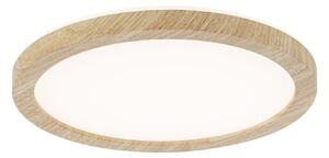 Paulmann 71027 Atria Shine, stropní svítidlo s korónou, 11,2W LED 3000K, průměr 19cm, dřevěný vzhled, IP44