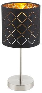 Stolní lampa CLARKE 1 černá/zlatá