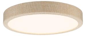 Paulmann 71052 Cosara, textilní stropní svítidlo s korónou, 15W LED 3000K, průměr 30cm, béžová, IP44