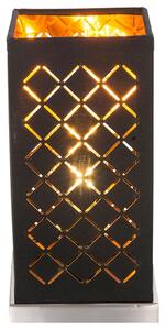 Stolní lampa CLARKE 2 černá/zlatá