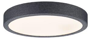 Paulmann 71053 Cosara, textilní stropní svítidlo s korónou, 15W LED 3000K, průměr 30cm, tmavě šedá, IP44