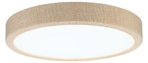 Paulmann 71054 Cosara, textilní stropní svítidlo s korónou, 15W LED 4000K, průměr 30cm, béžová, IP44