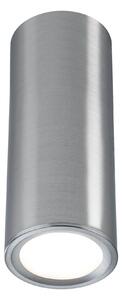 Paulmann 93106 Barrel, válečkové stropní svítidlo z broušeného kovu 6W LED 2700K, tříkrokové stmívání, ø6 x 15,3cm