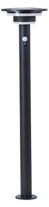 Brilliant - LED Solární lampa se senzorem GARVINA LED/3W/3,7V 85 cm IP44 černá