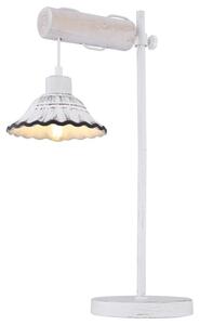 Stolní lampa JOWITA 2 bílá/černá keramika