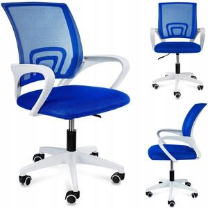 Otočná židle SMART modrá s bílou