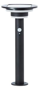 Brilliant - LED Solární lampa se senzorem GARVINA LED/3W/3,7V 45 cm IP44 černá