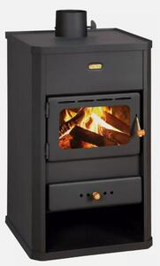 PRITY S1, Volně stojící kamna na dřevo s prosklením, 10,4 kW, Třída A, Ø 130 mm