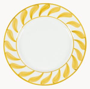 Ručně malovaný mělký talíř Swirl