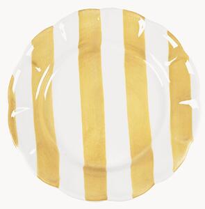 Ručně malovaný mělký talíř Stripe