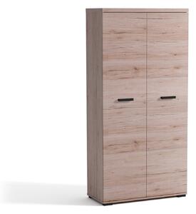 Dvoudvedeřová skříň 90 cm EIRENE - dub San Remo