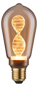Paulmann 28885 Helix Inner Glow, zlatá dekorativní žárovka E27 LED 3,5W 1800K, průměr 6,4cm