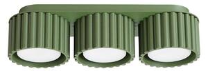 Sollux SL.2631 - Bodové svítidlo AURA 3xGX53/10W/230V zelená