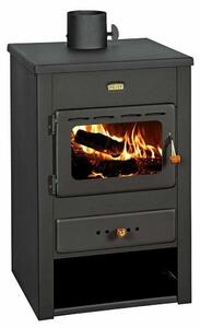 PRITY K12, Volně stojící kamna na dřevo s prosklením, 10,4 kW, Třída A, Ø 130 mm