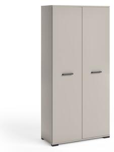 Šatní dvoudveřová skříň 90 cm KLENRI - kašmír