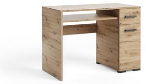 Psací stůl 90 cm KLENRI - dub artisan