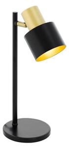 Eglo 79375 - Stolní lampa FIUMARA 1xE27/60W/230V černá/zlatá