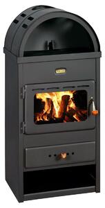 PRITY K1 K, Kamna na dřevo s oblou horní částí, 9,5 kW, Třída A, Ø 130 mm