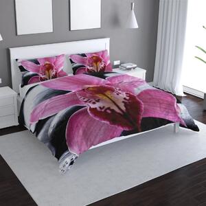 Sablio Povlečení Růžová orchidea - 140x200 / 90x70