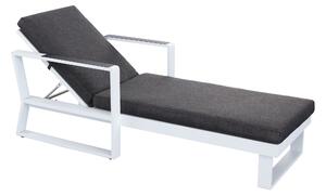 Zahradní lehátko EXEE WHITE BLACK Lehátka