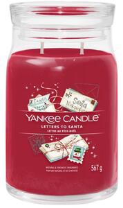 Velká vonná svíčka Yankee Candle Letters To Santa Signature
