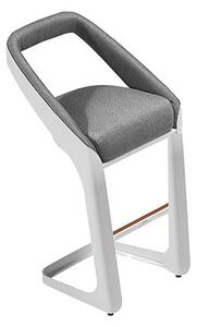 Zahradní barová židle ONDA GREY WHITE Židle a křesla