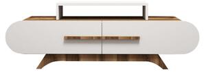 Televizní stolek Rose Walnut White
