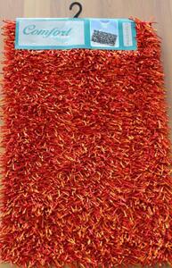 Koupelnová předložka Sparkle - červeno-oranžová, 50x80 cm