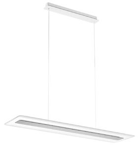 Linea Light 8937 Antille_P, závěsné svítidlo z pískovaného skla a chromu, 44W LED 3000K, délka 95cm
