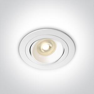 One Light Arta zapuštěná světla 1x50 W bílá 11105UB/W
