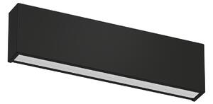 Linea Light 9541M Box_W1, černé nástěnné svítidlo, 14W LED 2700K, délka 31,9cm