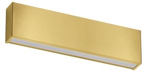 Linea Light 9535M Box_W, mosazné nástěnné svítidlo se svícením nahoru/dolů, 19W LED 2700K, délka 31,9cm