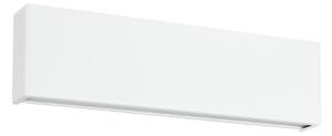 Linea Light 8256 Box_W, bílé nástěnné svítidlo se svícením nahoru/dolů, 19W LED 3000K, délka 31,9cm