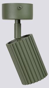 Sollux SL.1915 - Bodové svítidlo KARBON 1xGU10/10W/230V zelená