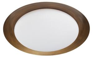 Linea Light 8272 Crew_1, stropní svítidlo s bronzovým límcem, 12W LED 3000K, prům. 30cm