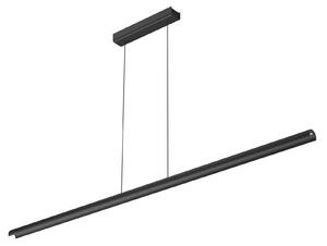 Linea Light 9813 Halfpipe_P, černé závěsné lineární svítidlo, 42W LED 3000K, délka 143cm