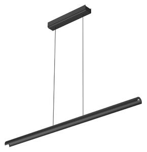 Linea Light 9810 Halfpipe_P, černé závěsné lineární svítidlo, 28W LED 3000K, délka 98cm