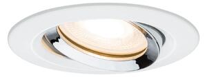 Paulmann 93663 Nova Plus, otočná bodovka GU5,3 nebo GU10, bílá/chrom, průměr 9,3cm, IP65