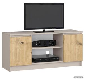 Komoda RTV K120 2D 1P CLP kašmírová / dub artisan