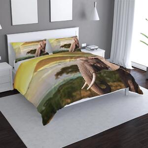 Sablio Povlečení Slon z profilu - 140x200 / 90x70