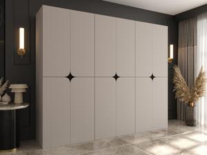 Šatní skříň Pifrezt 240 cm, Barva: kaszmir 5903211528293