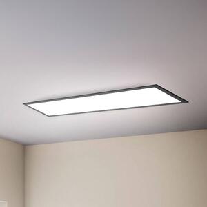 B.K. Licht LED panel Odin zapnuto/vypnuto, 100 x 25 cm, černý, 4 000 K, Černá, Pracovna / kancelář, kov, Moderní