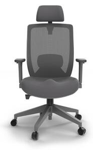 Ergonomická kancelářská židle Liftor Space, šedá